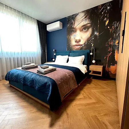 Lägenhet Blue Iris, 2br, Stunning Views, Jacuzzi And Workspace Sofia